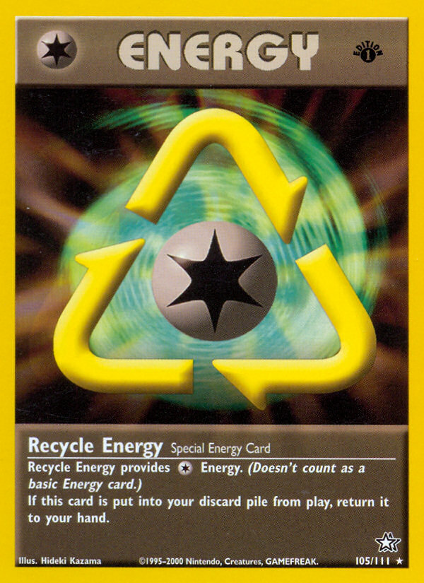 Recycle Energy (105/111) [Neo Genesis 1st Edition] | Gamers Paradise