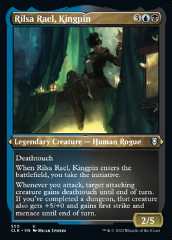 Rilsa Rael, Kingpin (Foil Etched) [Commander Legends: Battle for Baldur's Gate] | Gamers Paradise