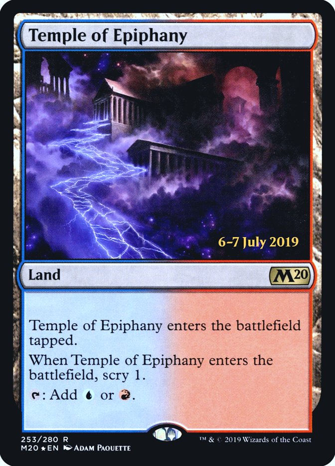 Temple of Epiphany [Core Set 2020 Prerelease Promos] | Gamers Paradise