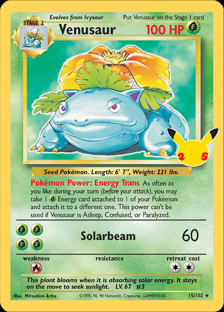 Venusaur (15/102) [Celebrations: 25th Anniversary - Classic Collection] | Gamers Paradise