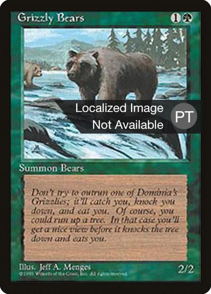 Grizzly Bears [Fourth Edition (Foreign Black Border)] | Gamers Paradise