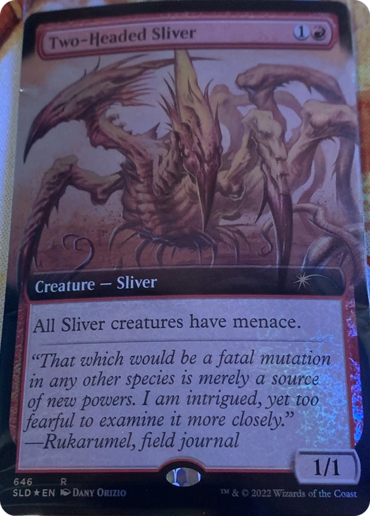 Two-Headed Sliver (Extended Art) [Secret Lair Drop Promos] | Gamers Paradise