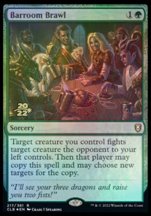 Barroom Brawl [Commander Legends: Battle for Baldur's Gate Prerelease Promos] | Gamers Paradise