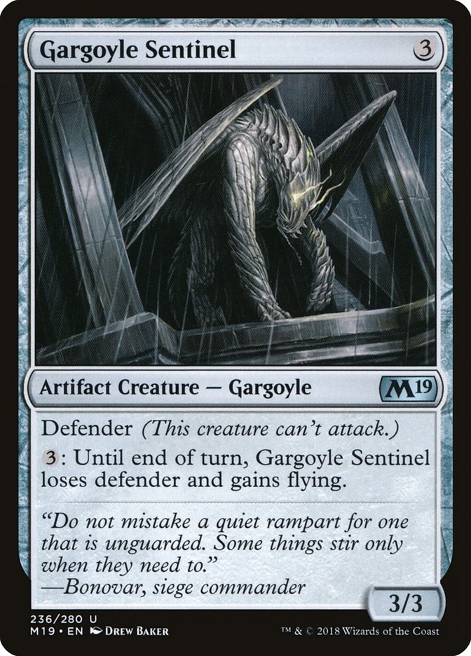Gargoyle Sentinel [Core Set 2019] | Gamers Paradise