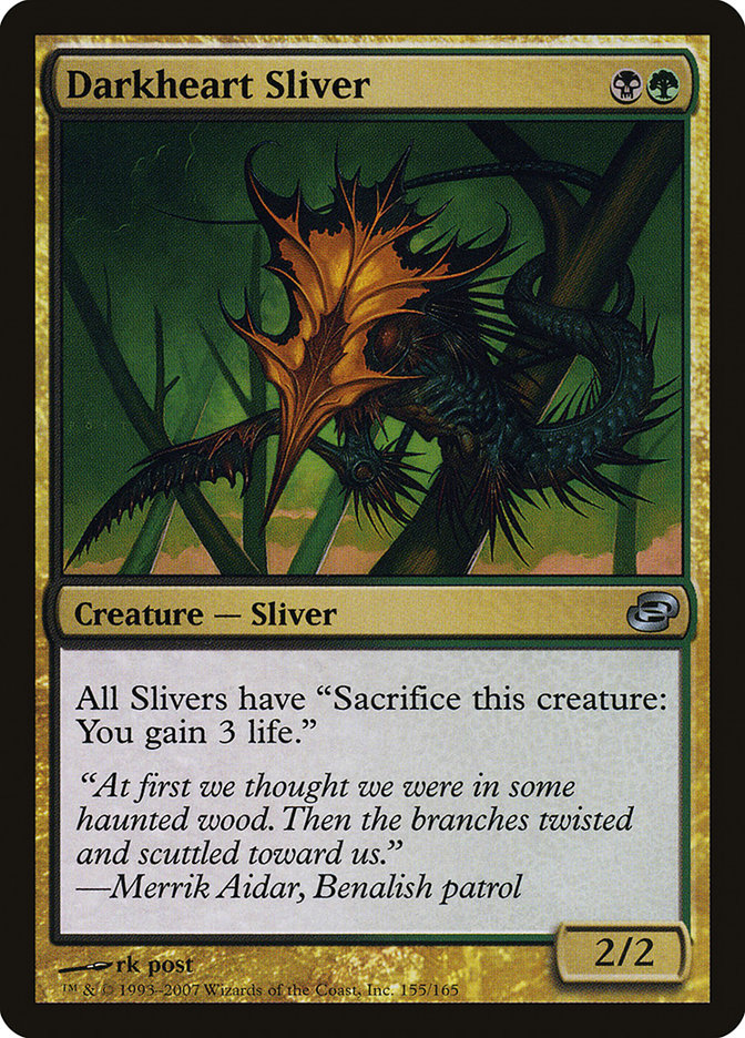 Darkheart Sliver [Planar Chaos] | Gamers Paradise