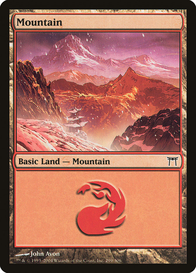 Mountain (299) [Champions of Kamigawa] | Gamers Paradise