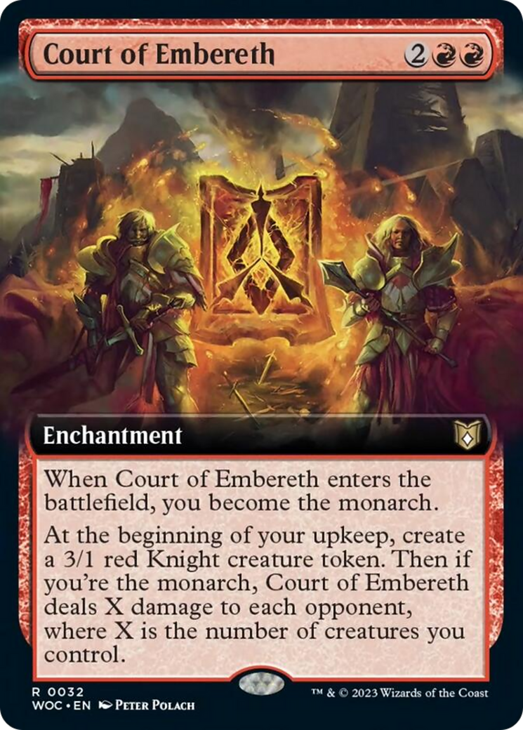 Court of Embereth (Extended Art) [Wilds of Eldraine Commander] | Gamers Paradise