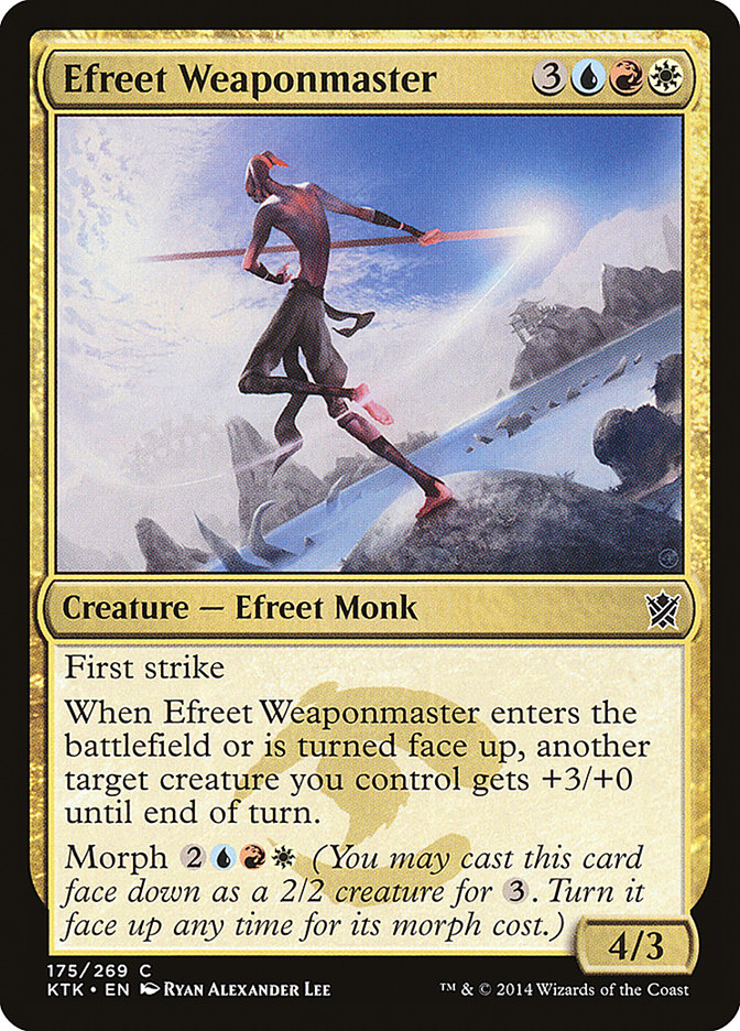 Efreet Weaponmaster [Khans of Tarkir] | Gamers Paradise