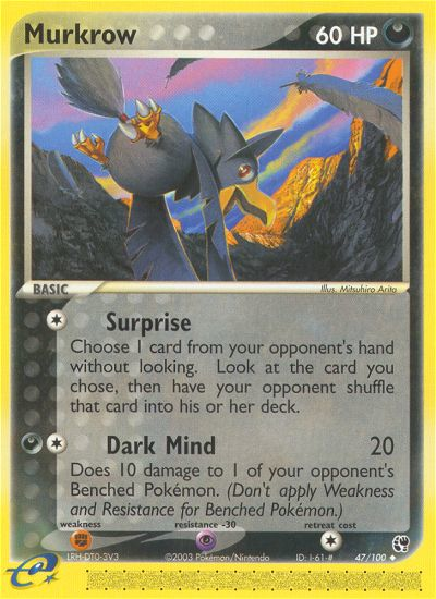 Murkrow (47/100) [EX: Sandstorm] | Gamers Paradise