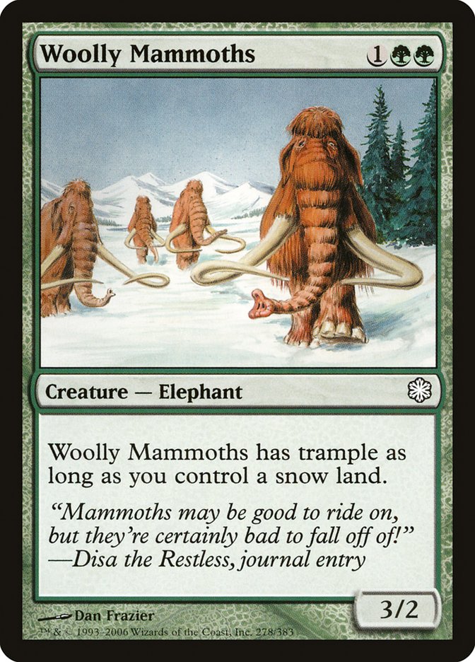 Woolly Mammoths [Coldsnap Theme Decks] | Gamers Paradise