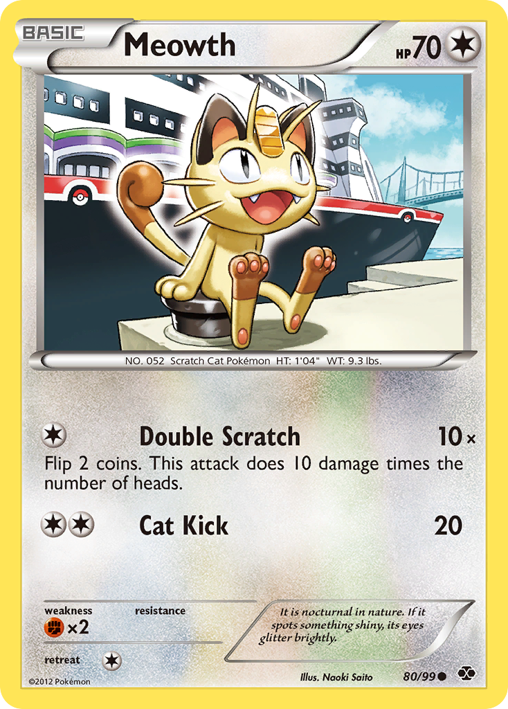 Meowth (80/99) [Black & White: Next Destinies] | Gamers Paradise