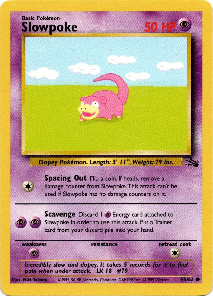 Slowpoke (55/62) [Fossil Unlimited] | Gamers Paradise