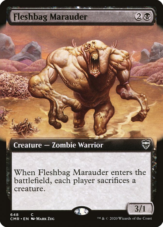 Fleshbag Marauder (Extended Art) [Commander Legends] | Gamers Paradise