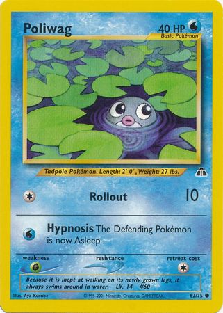 Poliwag (62/75) [Neo Discovery Unlimited] | Gamers Paradise