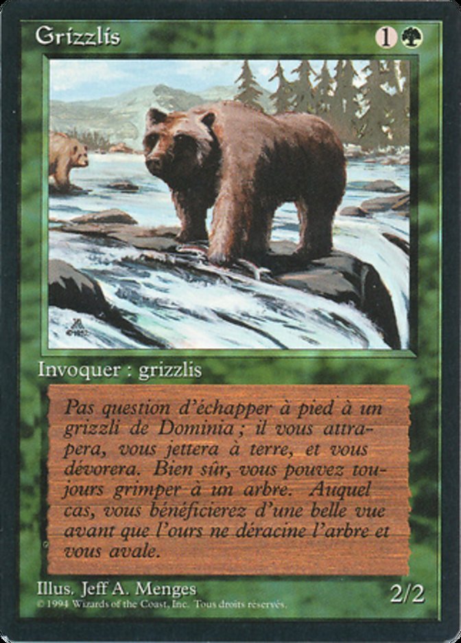 Grizzly Bears [Foreign Black Border] | Gamers Paradise