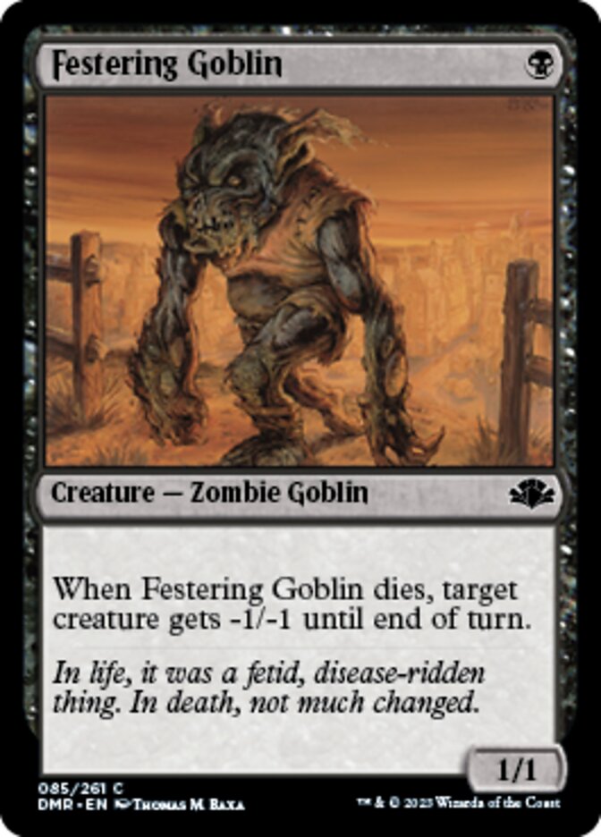 Festering Goblin [Dominaria Remastered] | Gamers Paradise