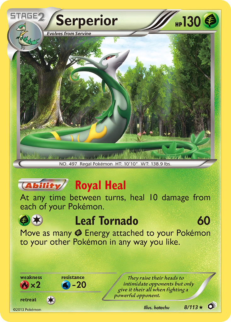 Serperior (8/113) [Black & White: Legendary Treasures] | Gamers Paradise