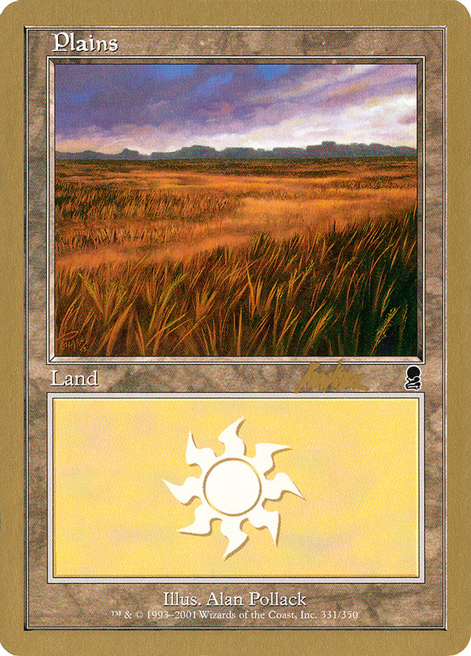 Plains (bk331a) (Brian Kibler) [World Championship Decks 2002] | Gamers Paradise