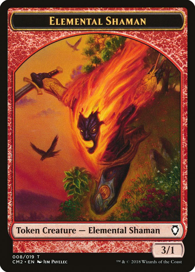 Elemental Shaman Token [Commander Anthology Volume II Tokens] | Gamers Paradise