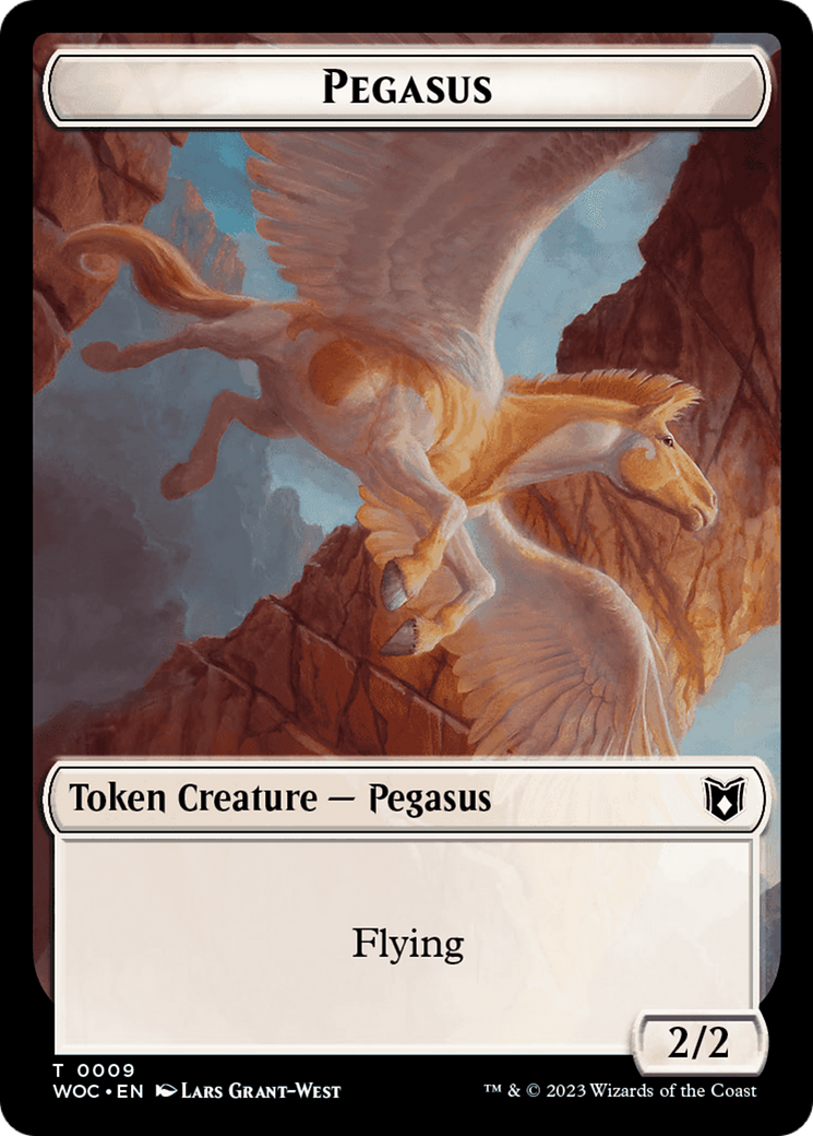 Pirate // Pegasus Double-Sided Token [Wilds of Eldraine Commander Tokens] | Gamers Paradise