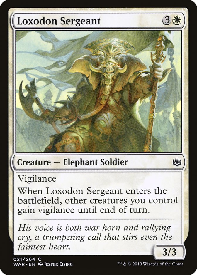 Loxodon Sergeant [War of the Spark] | Gamers Paradise