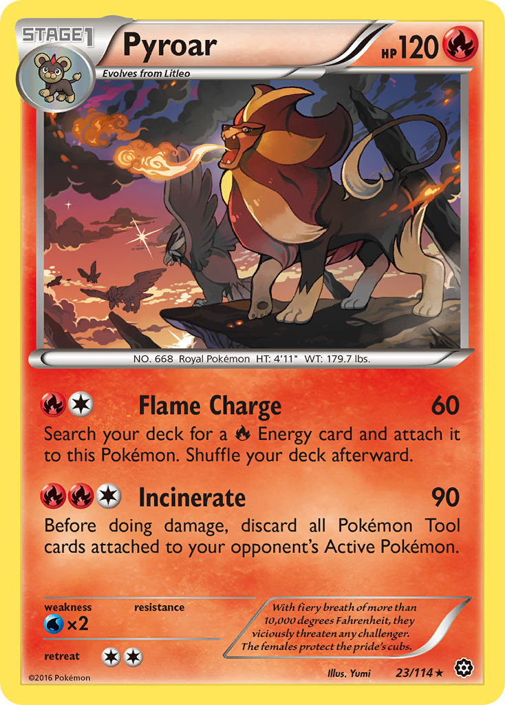 Pyroar (23/114) [XY: Steam Siege] | Gamers Paradise