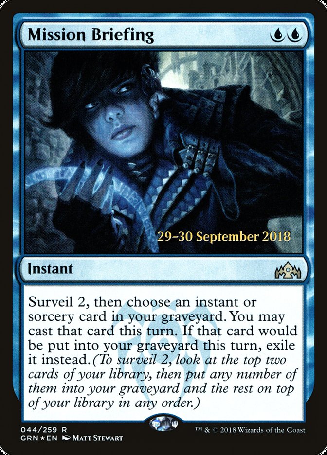 Mission Briefing [Guilds of Ravnica Prerelease Promos] | Gamers Paradise