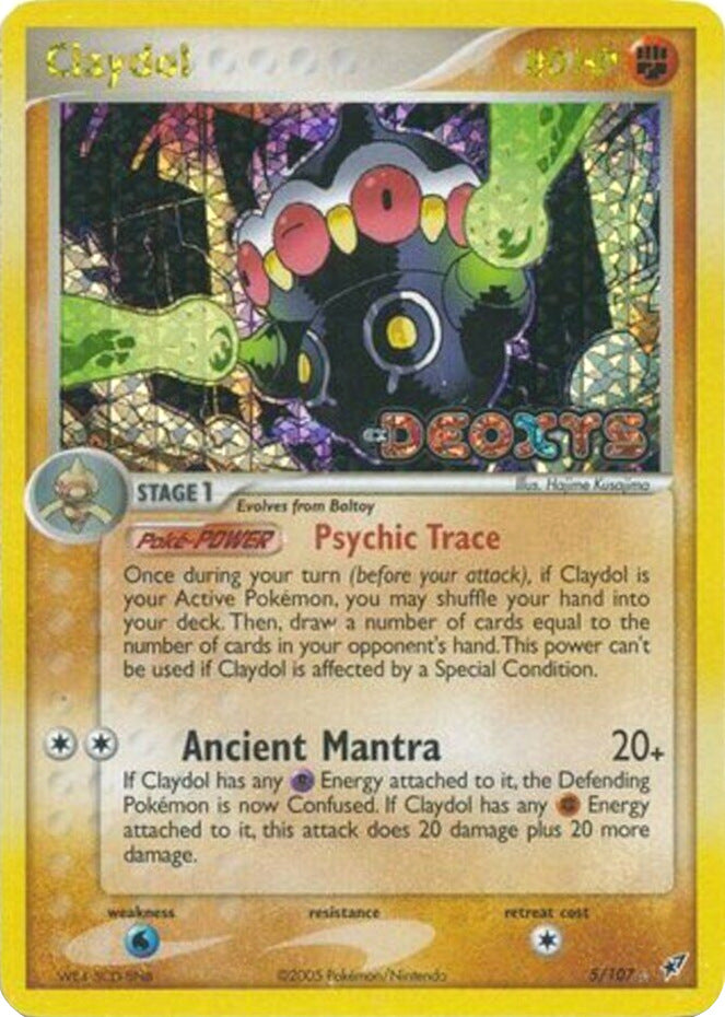 Claydol (5/107) (Stamped) [EX: Deoxys] | Gamers Paradise