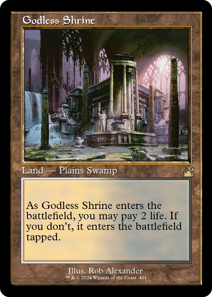 Godless Shrine (Retro) [Ravnica Remastered] | Gamers Paradise