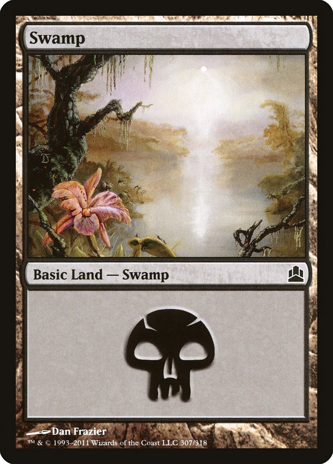 Swamp (307) [Commander 2011] | Gamers Paradise