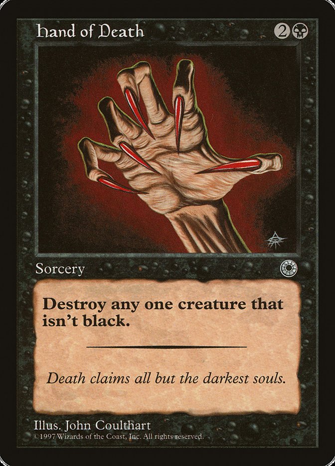 Hand of Death (Without Creature Color Explanation) [Portal] | Gamers Paradise