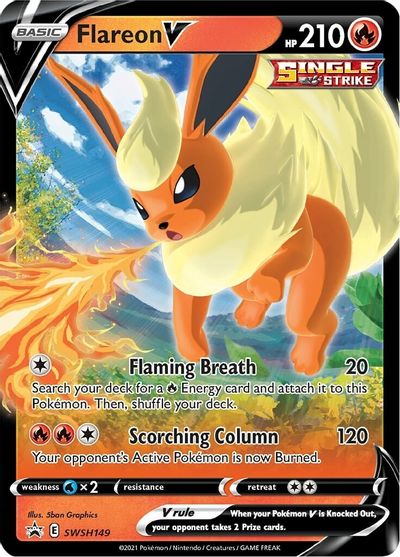 Flareon V (SWSH149) [Sword & Shield: Black Star Promos] | Gamers Paradise