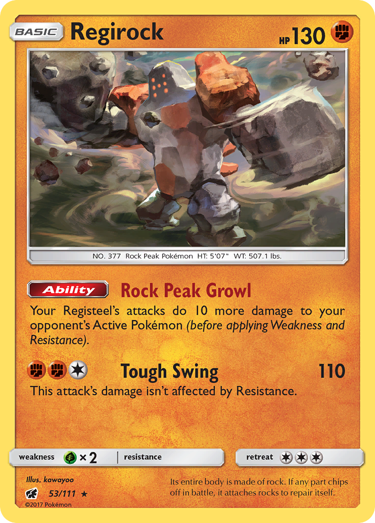 Regirock (53/111) [Sun & Moon: Crimson Invasion] | Gamers Paradise