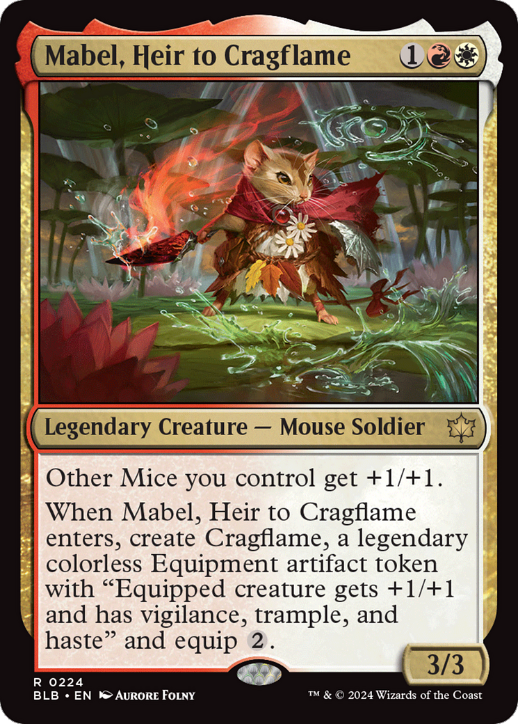 Mabel, Heir to Cragflame [Bloomburrow] | Gamers Paradise