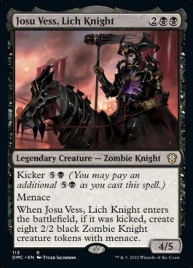 Josu Vess, Lich Knight [Dominaria United Commander] | Gamers Paradise