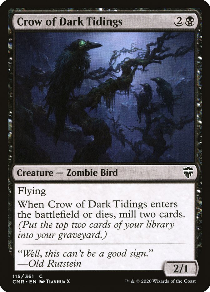 Crow of Dark Tidings [Commander Legends] | Gamers Paradise