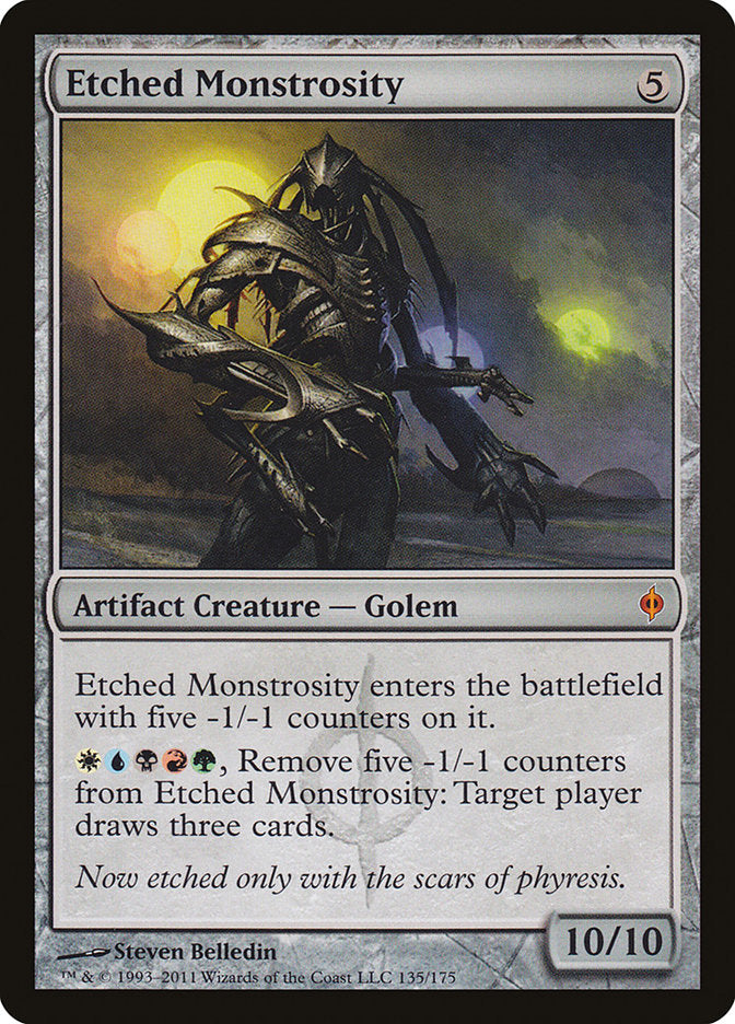 Etched Monstrosity [New Phyrexia] | Gamers Paradise