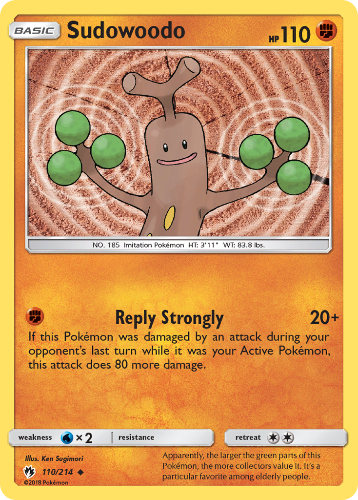 Sudowoodo (110/214) [Sun & Moon: Lost Thunder] | Gamers Paradise