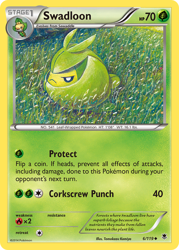 Swadloon (6/119) [XY: Phantom Forces] | Gamers Paradise