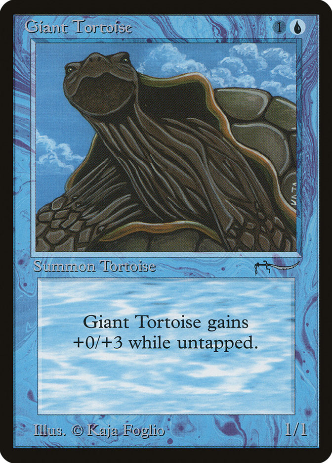 Giant Tortoise (Dark Mana Cost) [Arabian Nights] | Gamers Paradise