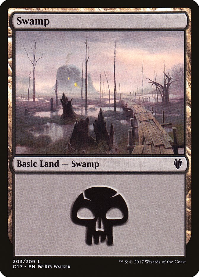 Swamp (303) [Commander 2017] | Gamers Paradise