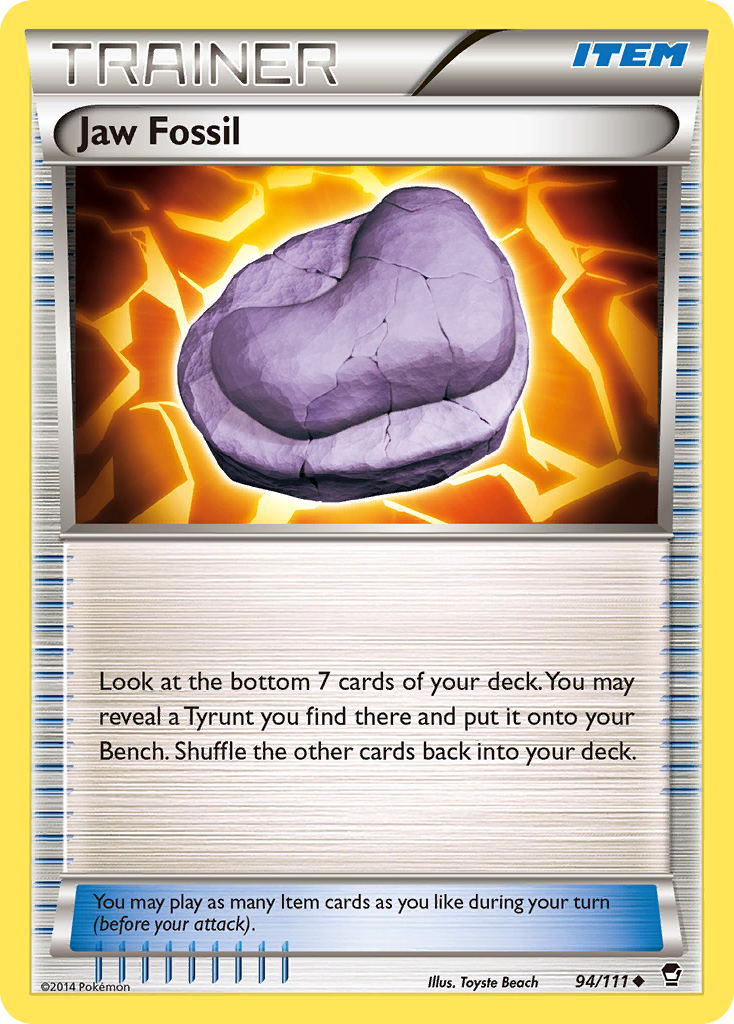 Jaw Fossil (94/111) [XY: Furious Fists] | Gamers Paradise