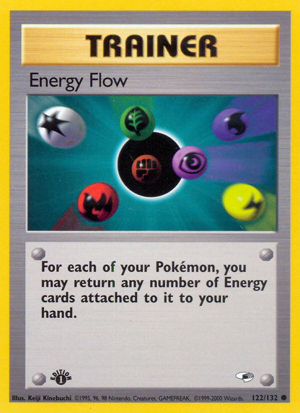 Energy Flow (122/132) [Gym Heroes 1st Edition] | Gamers Paradise