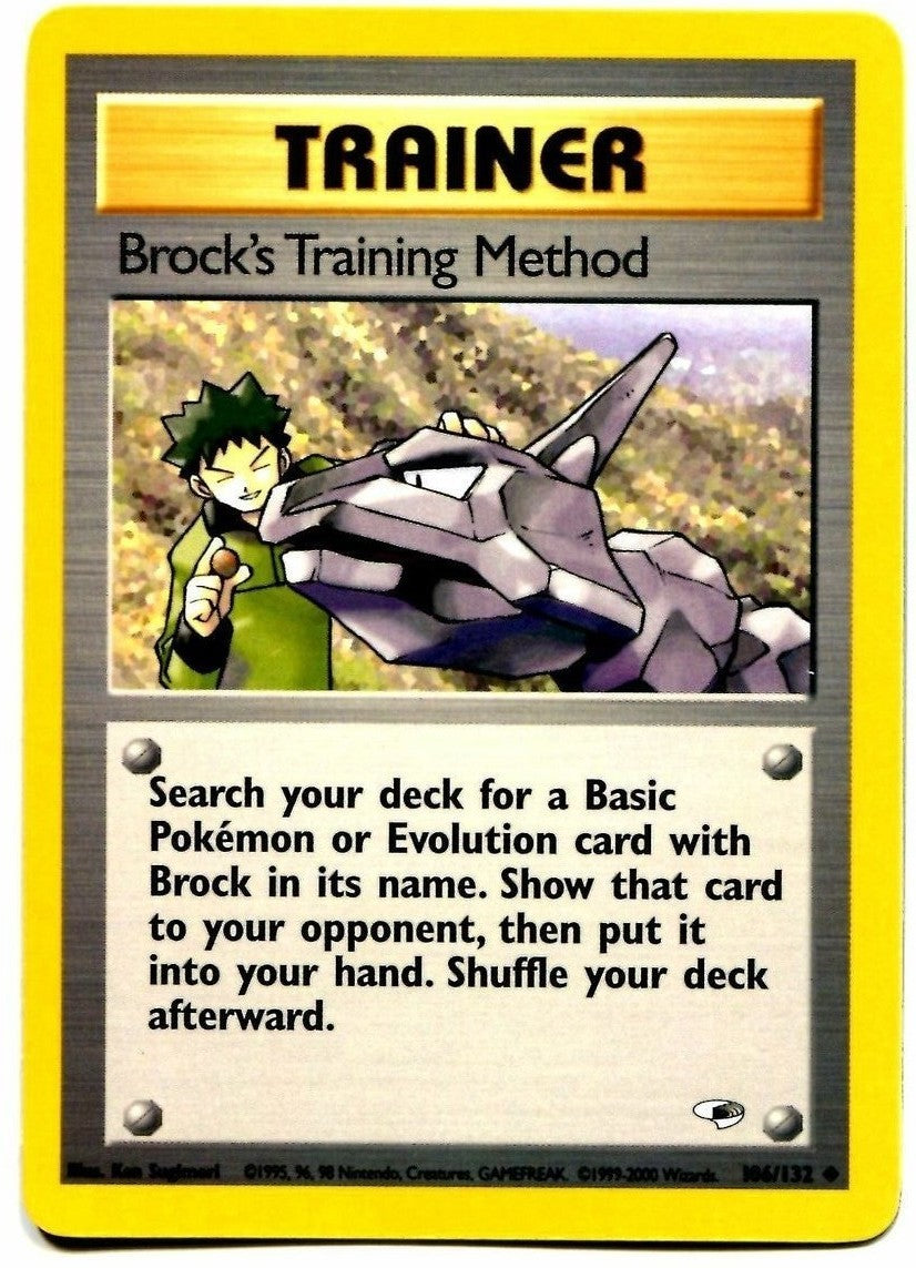 Brock's Training Method (106/132) [Gym Heroes Unlimited] | Gamers Paradise