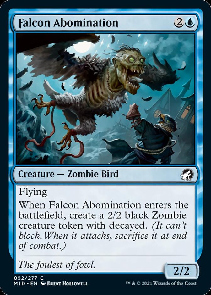 Falcon Abomination [Innistrad: Midnight Hunt] | Gamers Paradise