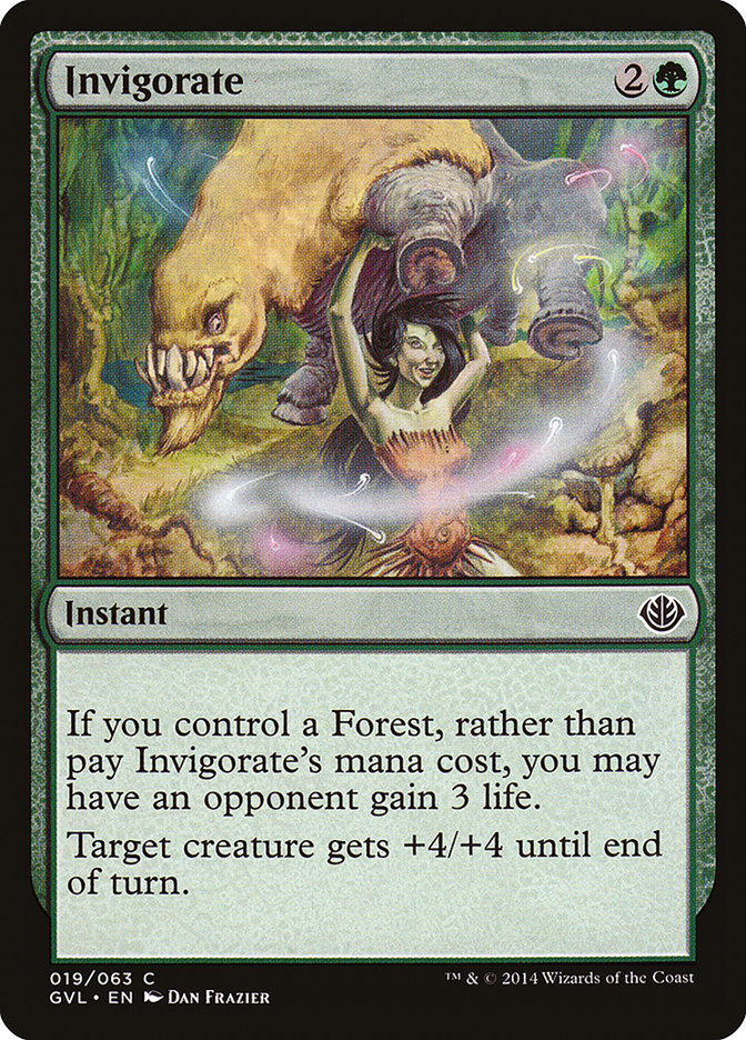 Invigorate (Garruk vs. Liliana) [Duel Decks Anthology] | Gamers Paradise