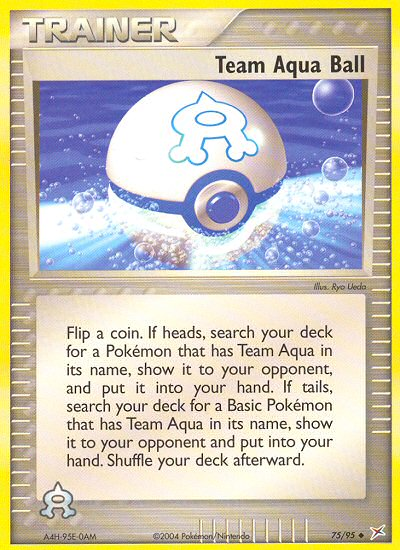 Team Aqua Ball (75/95) [EX: Team Magma vs Team Aqua] | Gamers Paradise