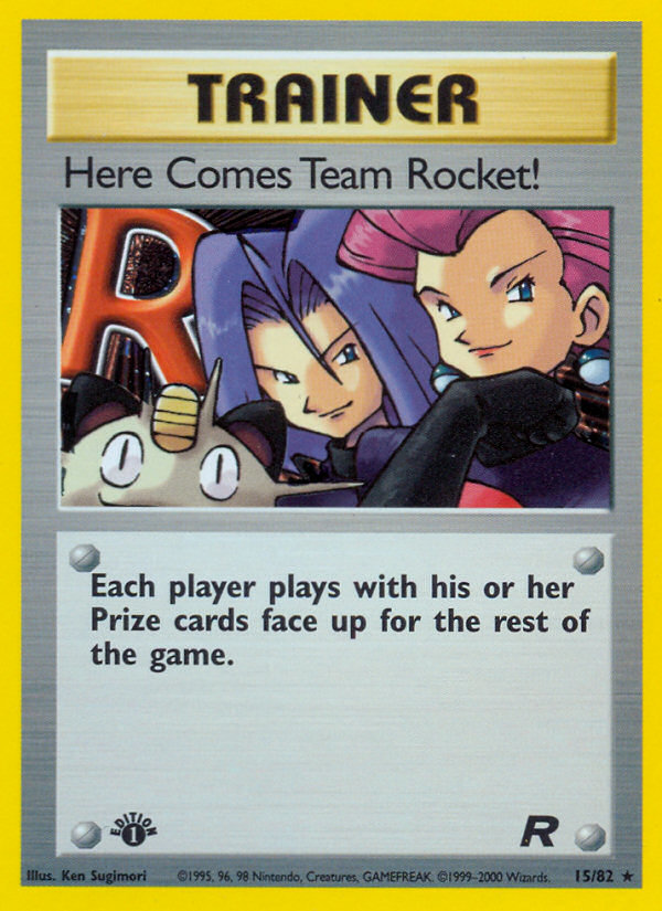 Here Comes Team Rocket! (15/82) [Team Rocket 1st Edition] | Gamers Paradise