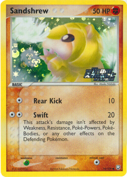 Sandshrew (74/109) (Stamped) [EX: Team Rocket Returns] | Gamers Paradise