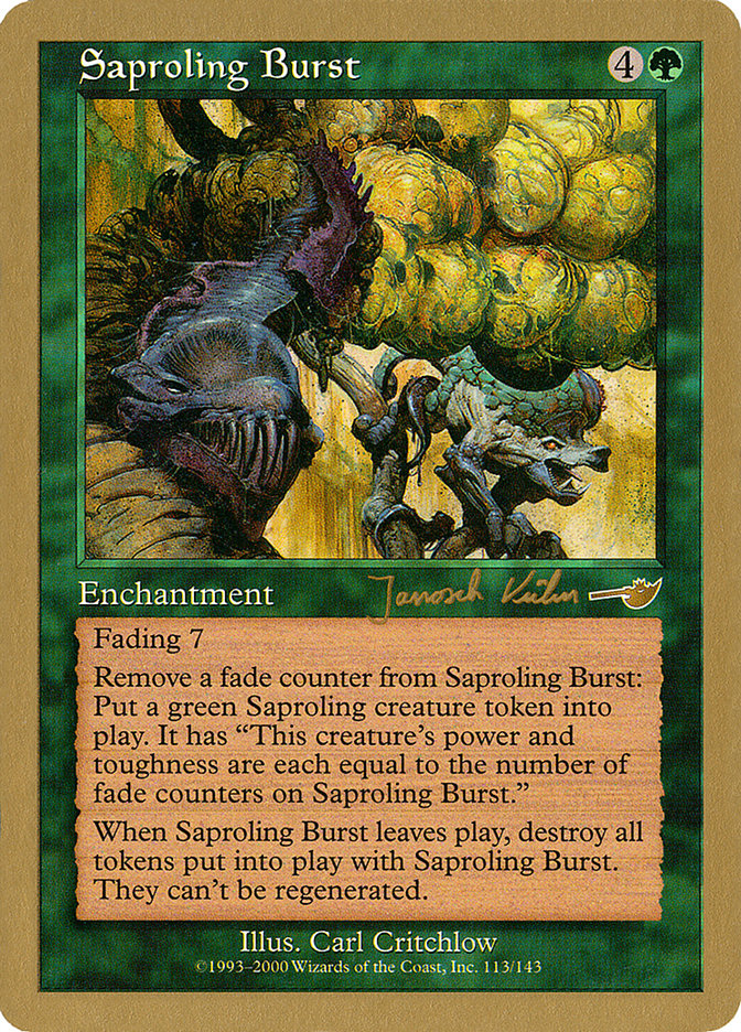 Saproling Burst (Janosch Kuhn) [World Championship Decks 2000] | Gamers Paradise